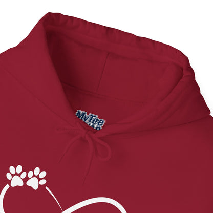Infinity Paw Unisex Hoodie– Cozy & Timeless Love