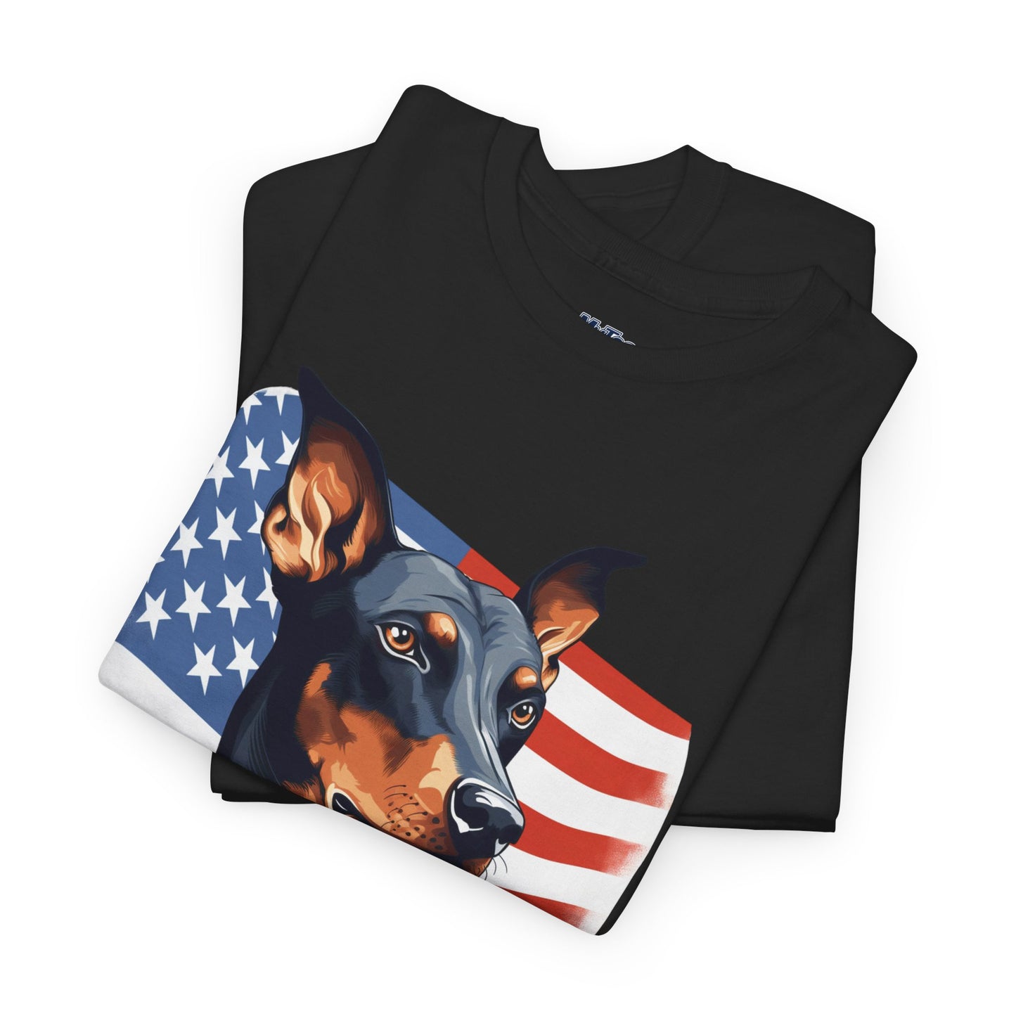 Patriotic Doberman Pinscher Unisex T-Shirt