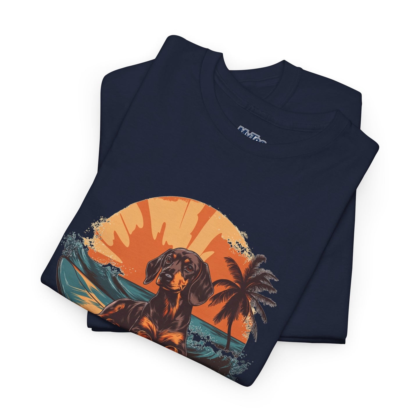 Dachshund Beach Vibes T-Shirt – Chill Summer Dog Style