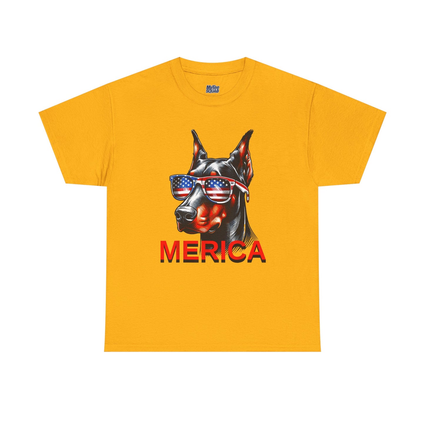 Patriotic Doberman With Sunglasses Unisex T-Shirt