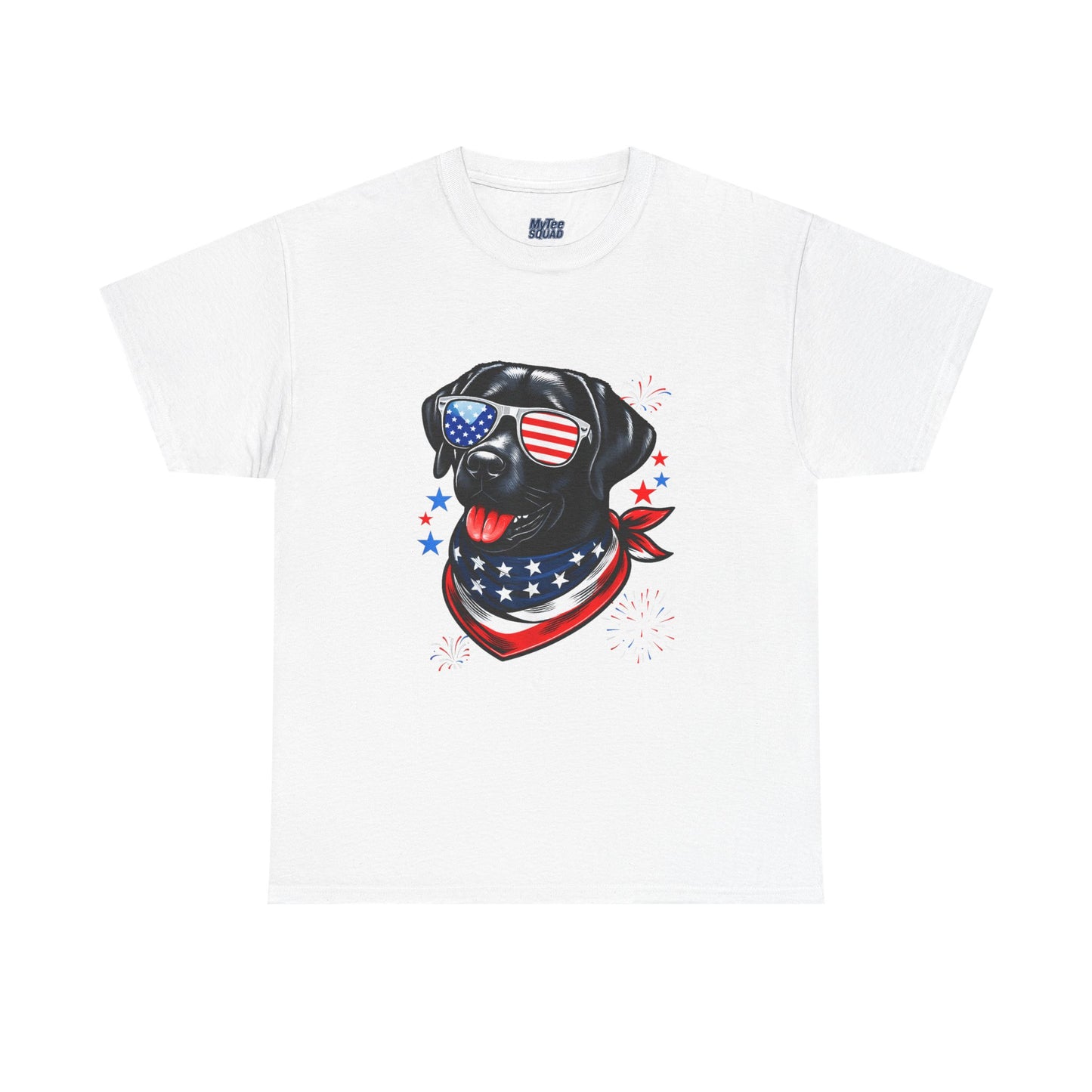 Patriotic American Labrador Retriever With Sunglasses Unisex T-Shirt
