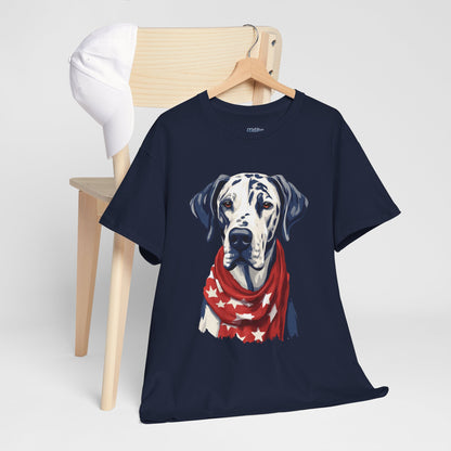 Patriotic Great Dane Unisex T-Shirt