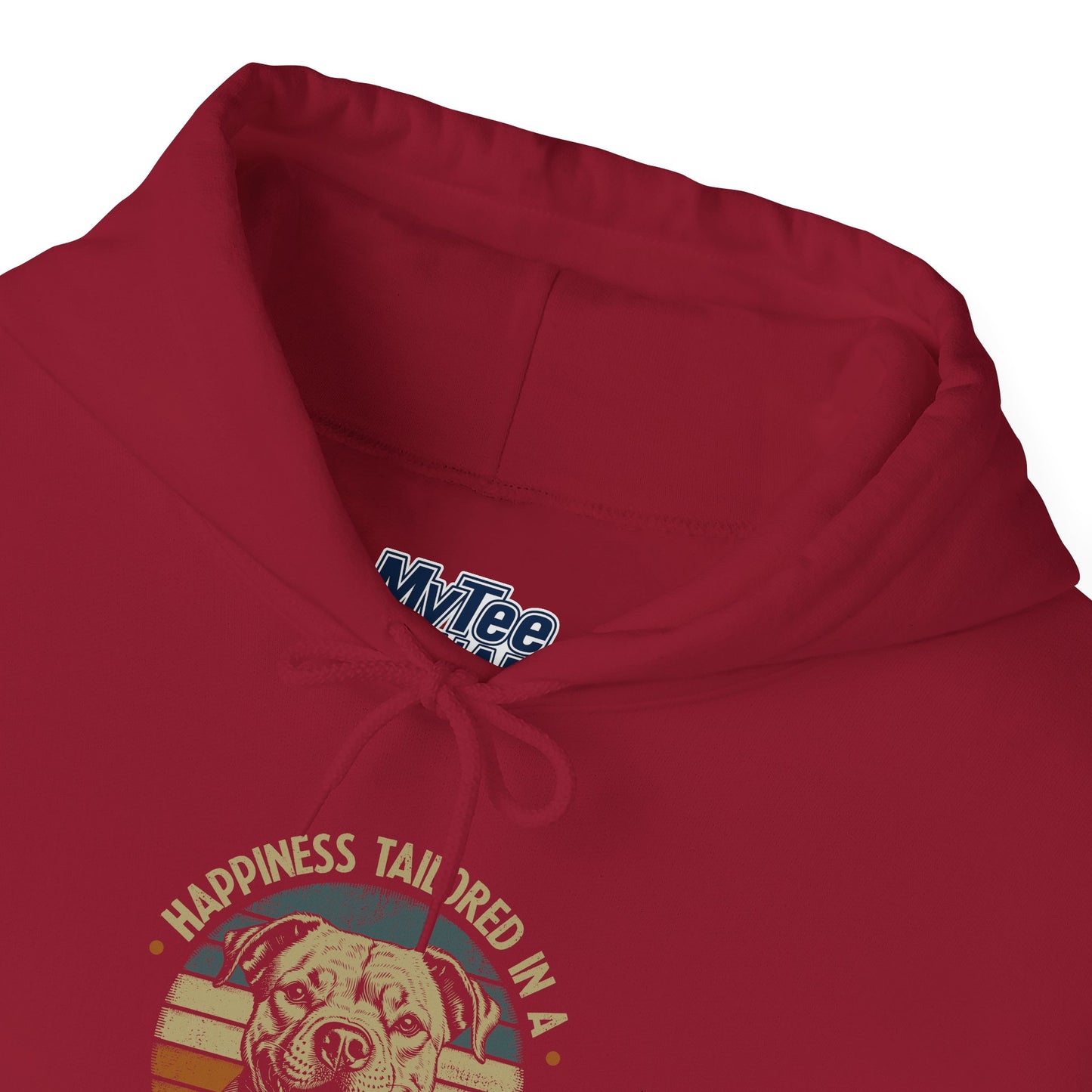 Happiness Tailored In A Pitbull Smile Unisex Heavy Blend Hoodie