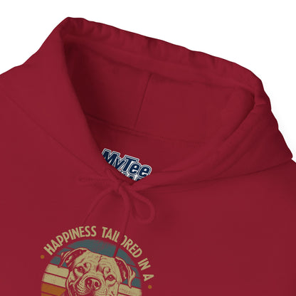 Happiness Tailored In A Pitbull Smile Unisex Heavy Blend Hoodie