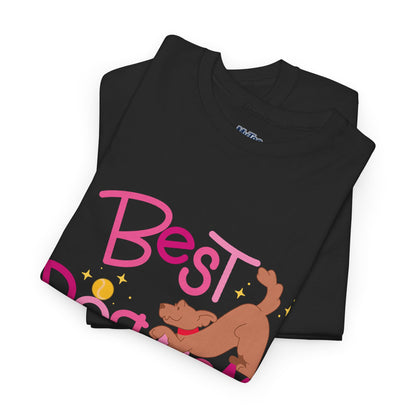 Best Dog Mom Ever Cotton T-Shirt For Proud Mothers