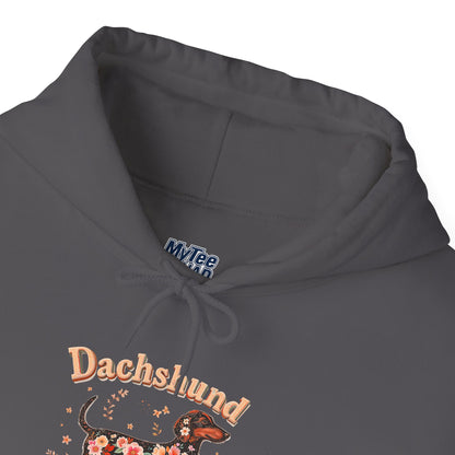 Dachshund Mama Everyday Hoodie – Floral Comfort For Pup Fans