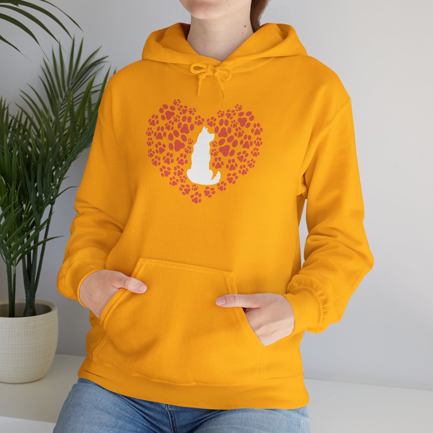 Heart Of A Cat – Minimalist Pet Lover Hoodie