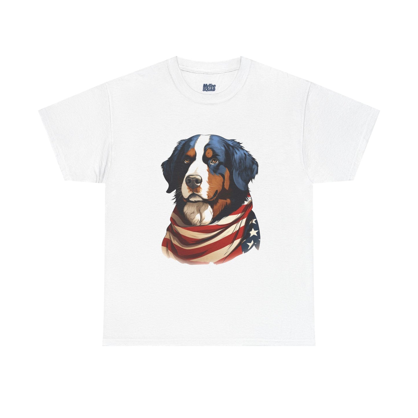 Patriotic Bernese Mountain Unisex T-Shirt