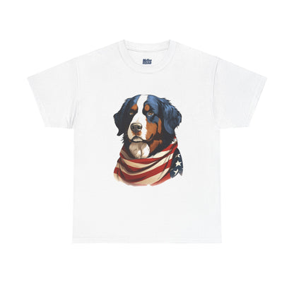Patriotic Bernese Mountain Unisex T-Shirt
