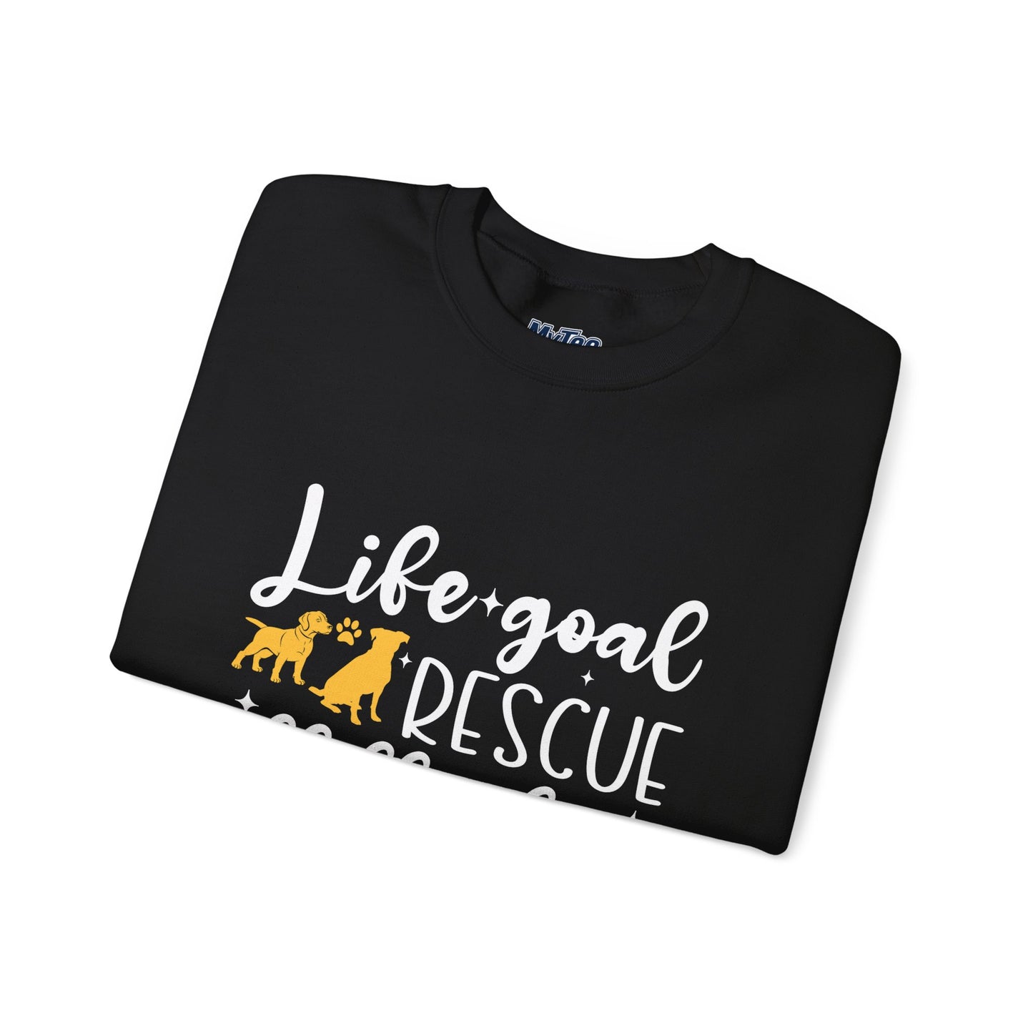 Life Goal Rescue All The Dogs Unisex Sweatshirt | Animal Rescue Merchandise