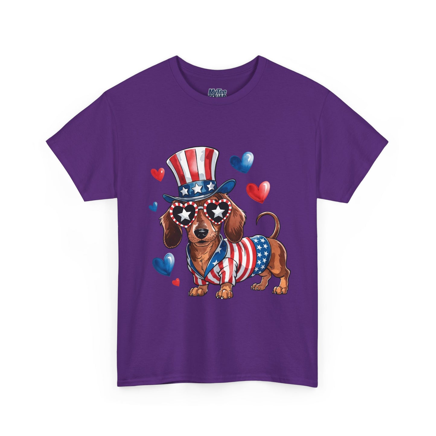 Patriotic Dachshund Unisex T-Shirt | Dog Lover Gift, July 4th Celebration