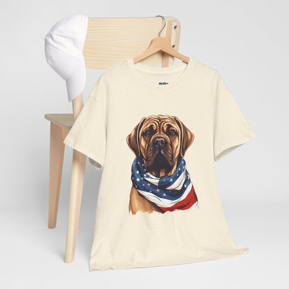 Patriotic Mastiff Unisex T-Shirt