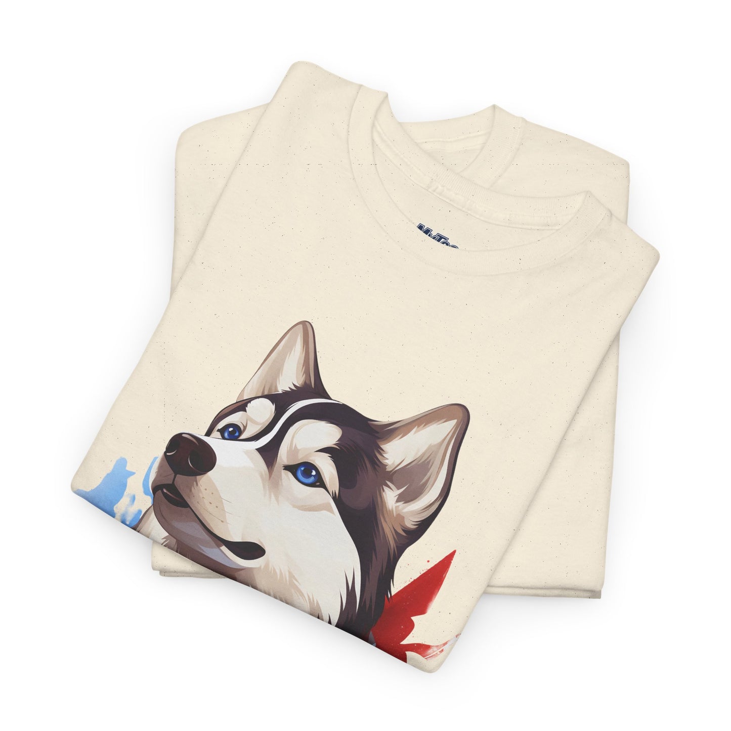 Patriotic Siberian Husky Unisex T-Shirt