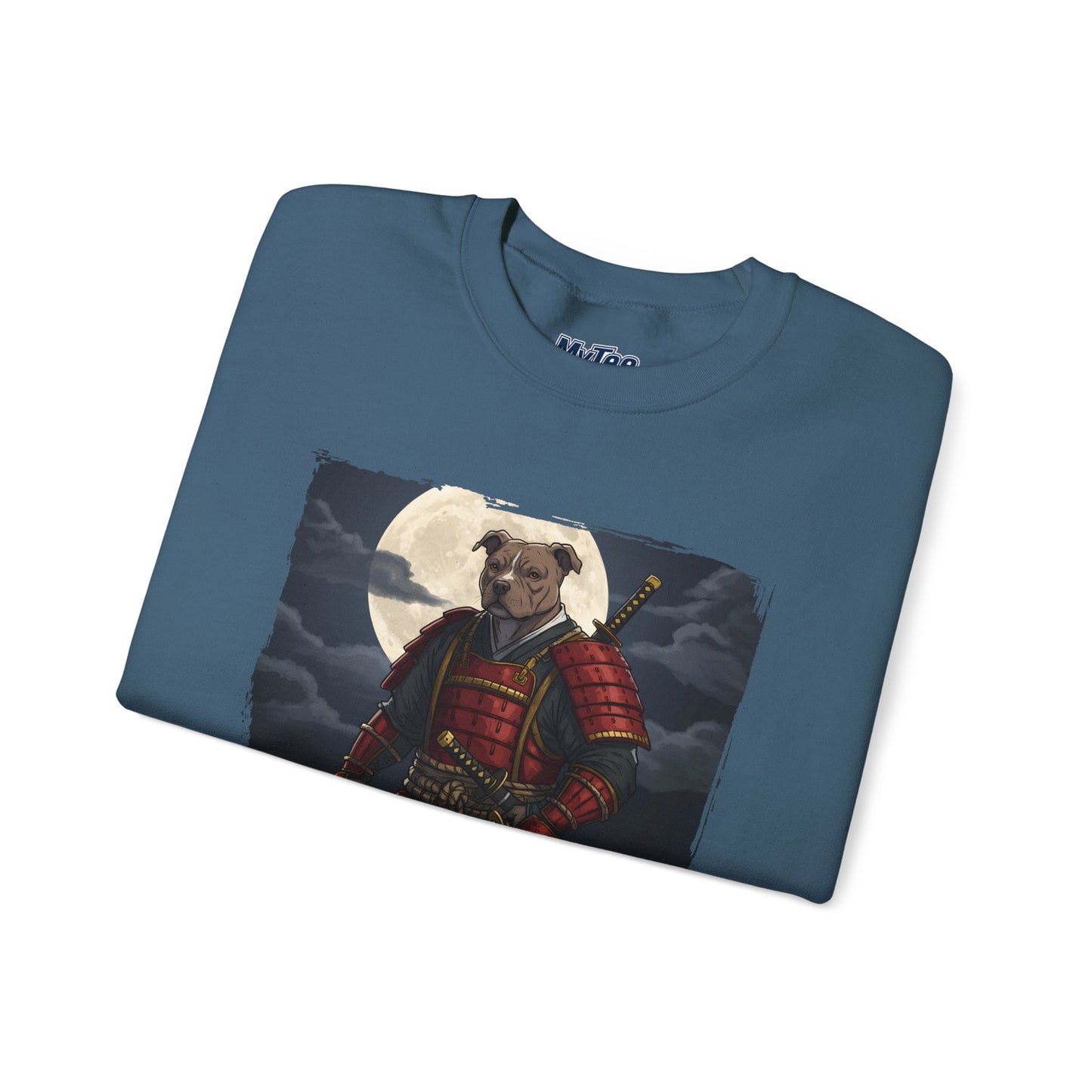 Pitbull Samurai Warrior Sweatshirt | Cozy Crewneck