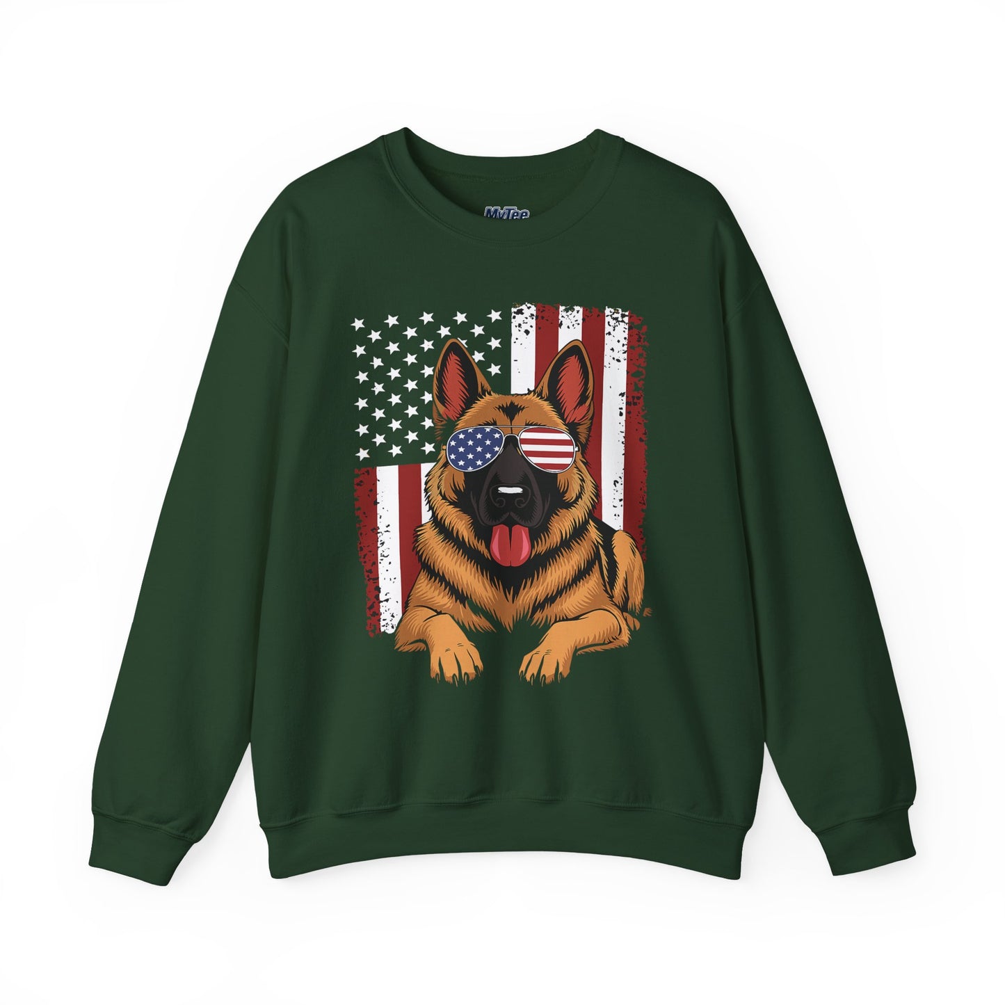 Patriotic German Shephard Dog Unisex Sweatshirt