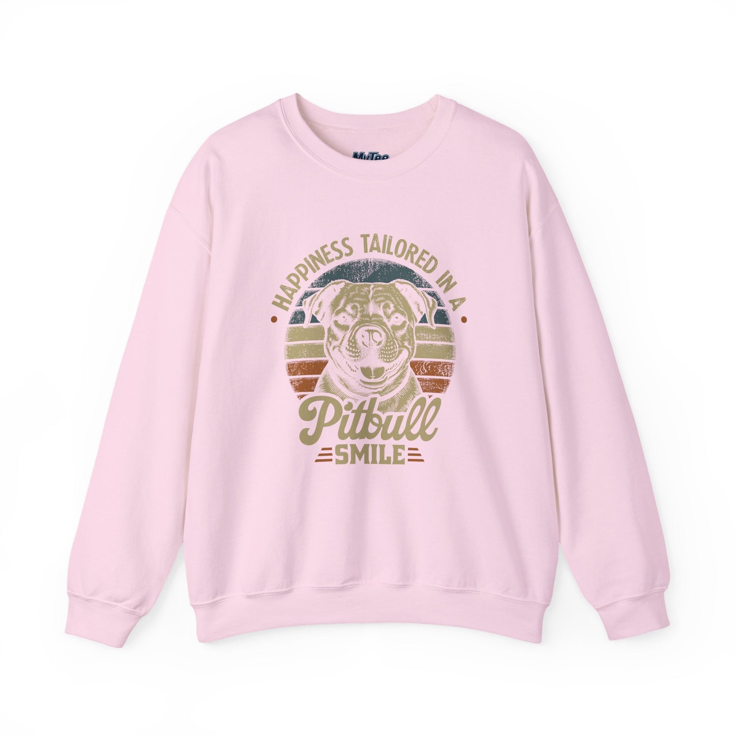 Happiness Tailored In A Pitbull Smile Unisex Sweatshirt