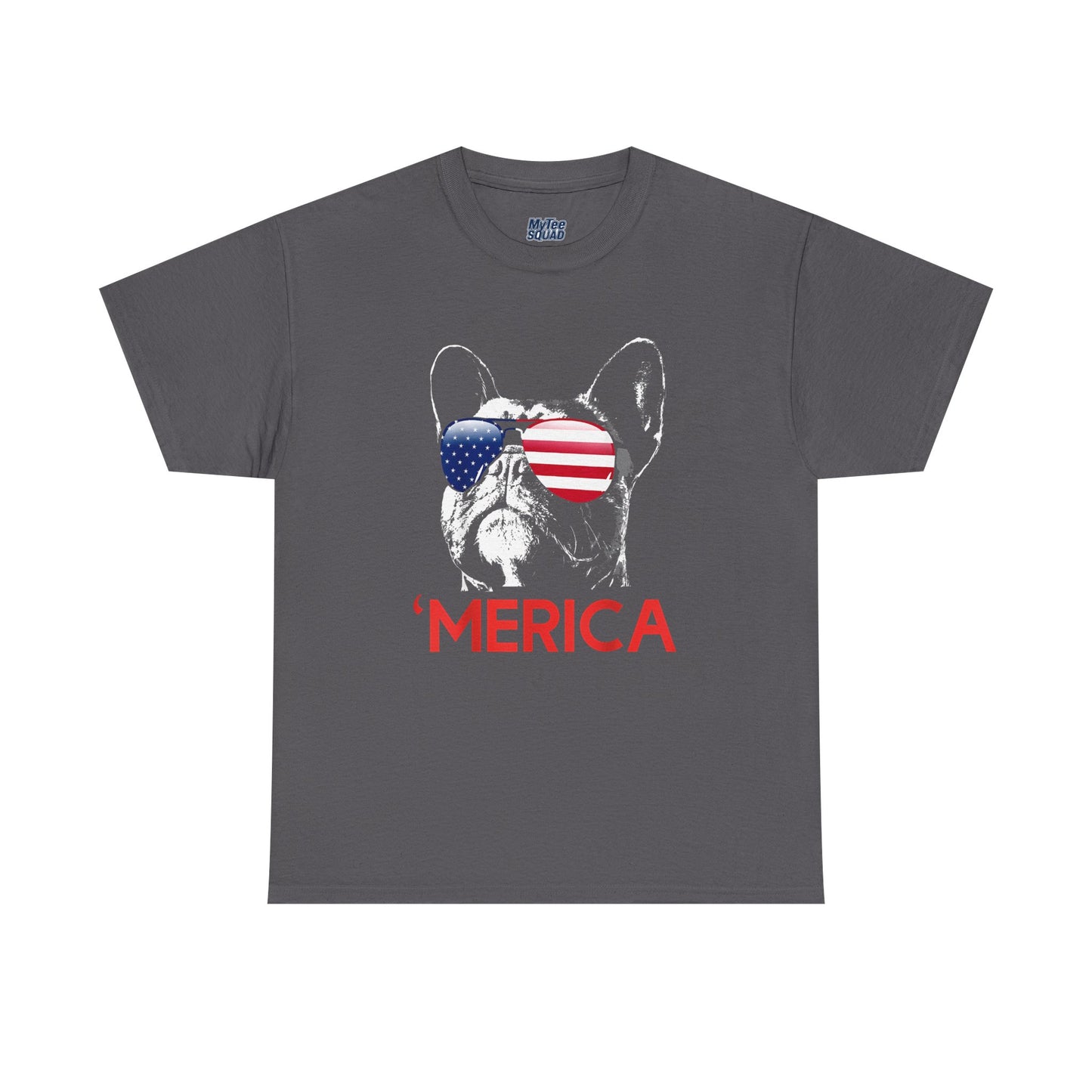 Patriotic French Bulldog With Sunglasses Unisex T-Shirt