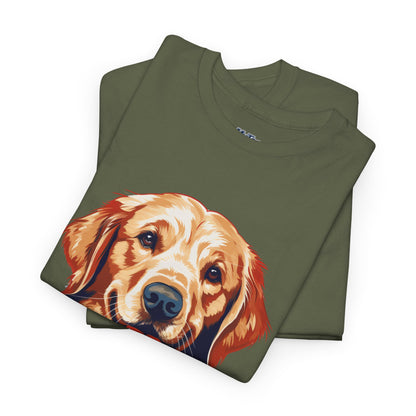 Patriotic Golden Retriever Unisex T-Shirt