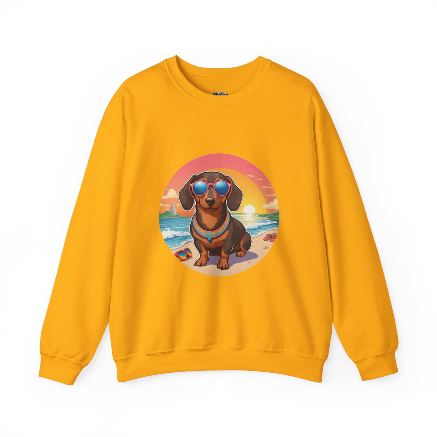 Dachshund Sunset Chill Unisex Sweatshirts