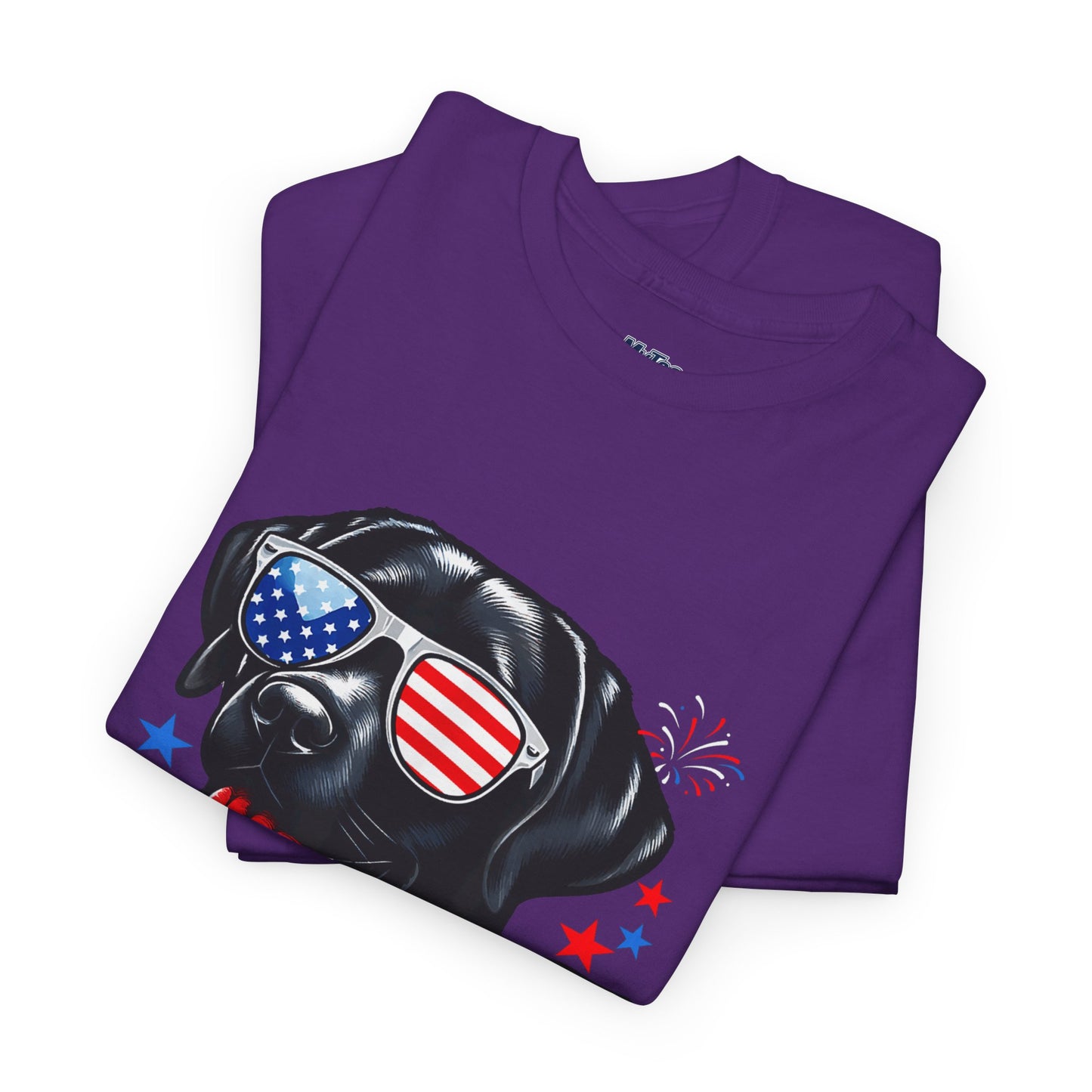 Patriotic American Labrador Retriever With Sunglasses Unisex T-Shirt