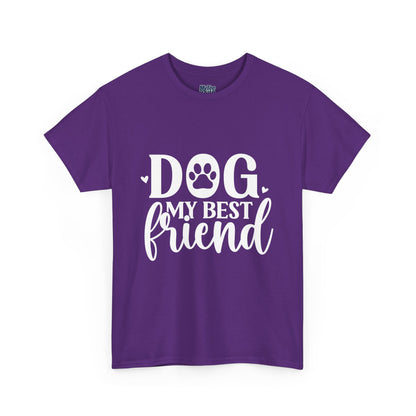 Dog My Best Friend Unisex Heavy Cotton T-Shirt | Pet Owner Apparel