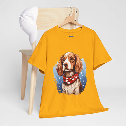 Patriotic Cocker Spaniel Unisex T-Shirt