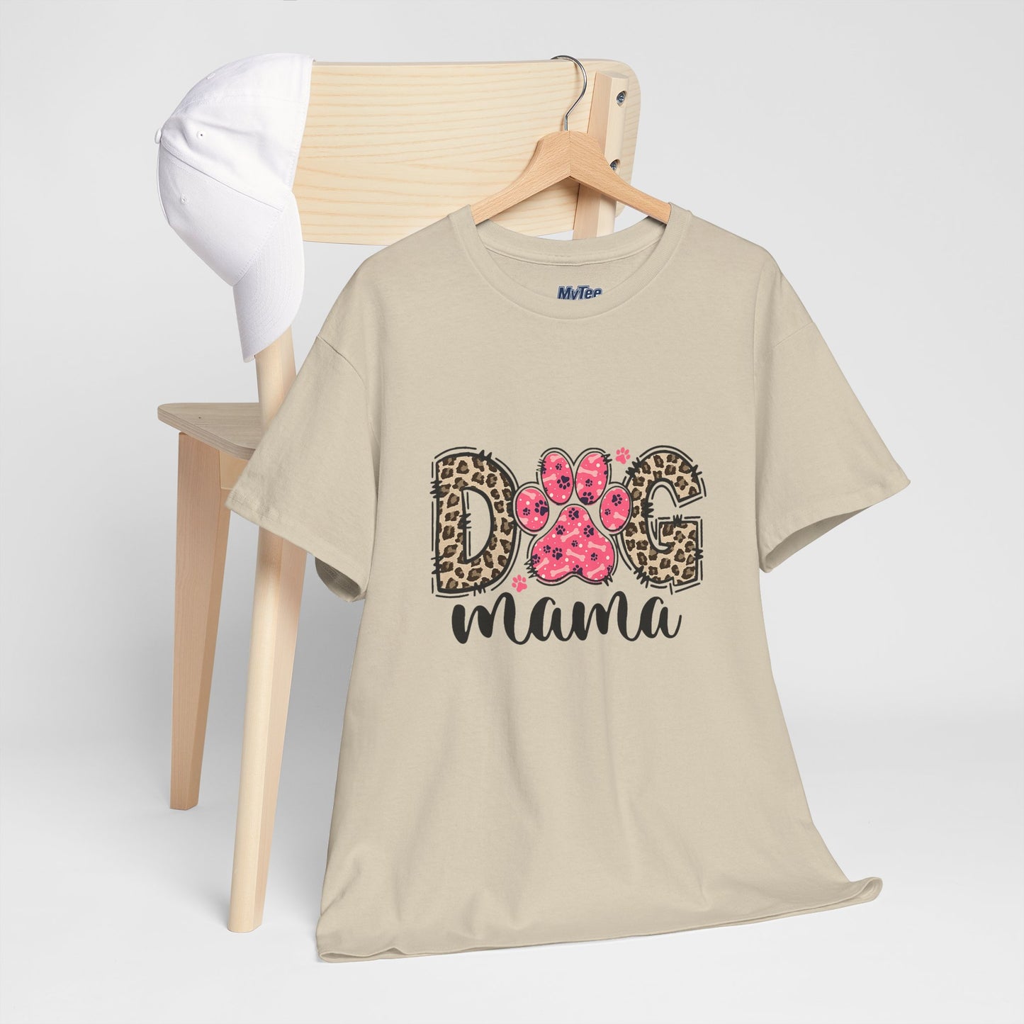 Dog Mama Graphic Cotton T-Shirt | Perfect for Pet Lovers