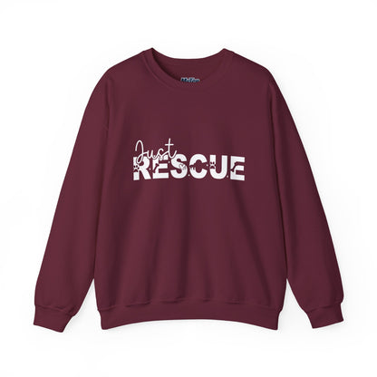Just Rescue Sweatshirt – For Proud Pet Rescuers