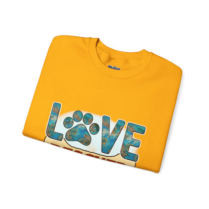 Love Rescued Me Unisex Sweatshirt | Cozy Pet Lover Gift