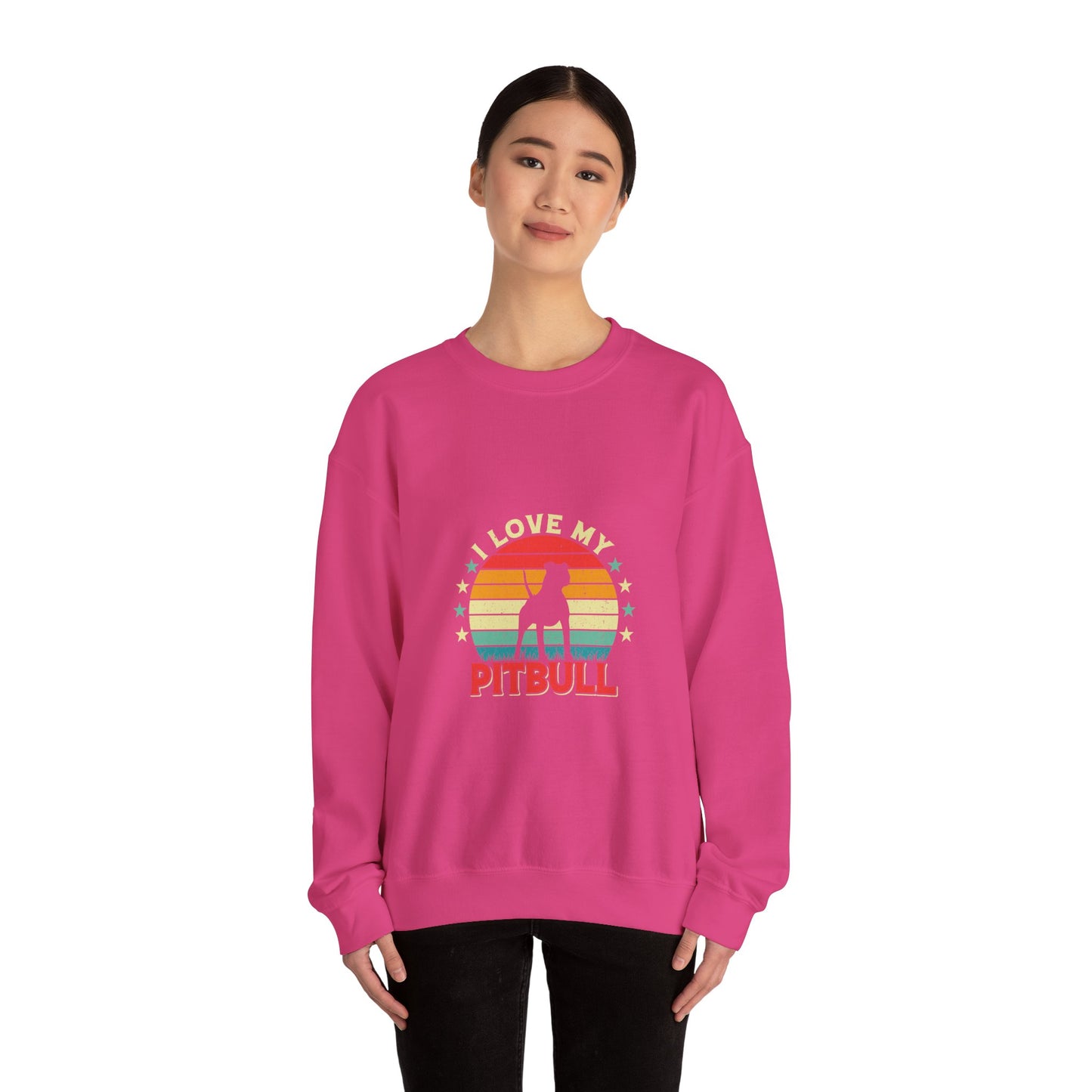 I Love My Pitbull Unisex Sweatshirts