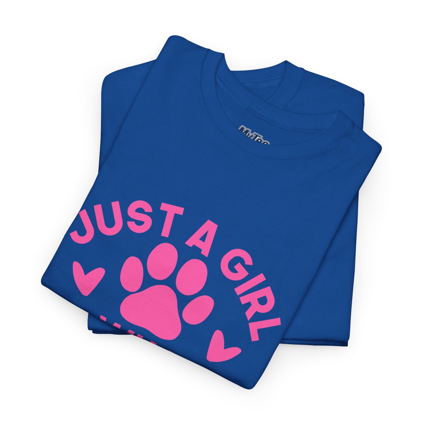 Just a Girl Who Loves Dogs T-Shirt - Cute Pet Lover Tee