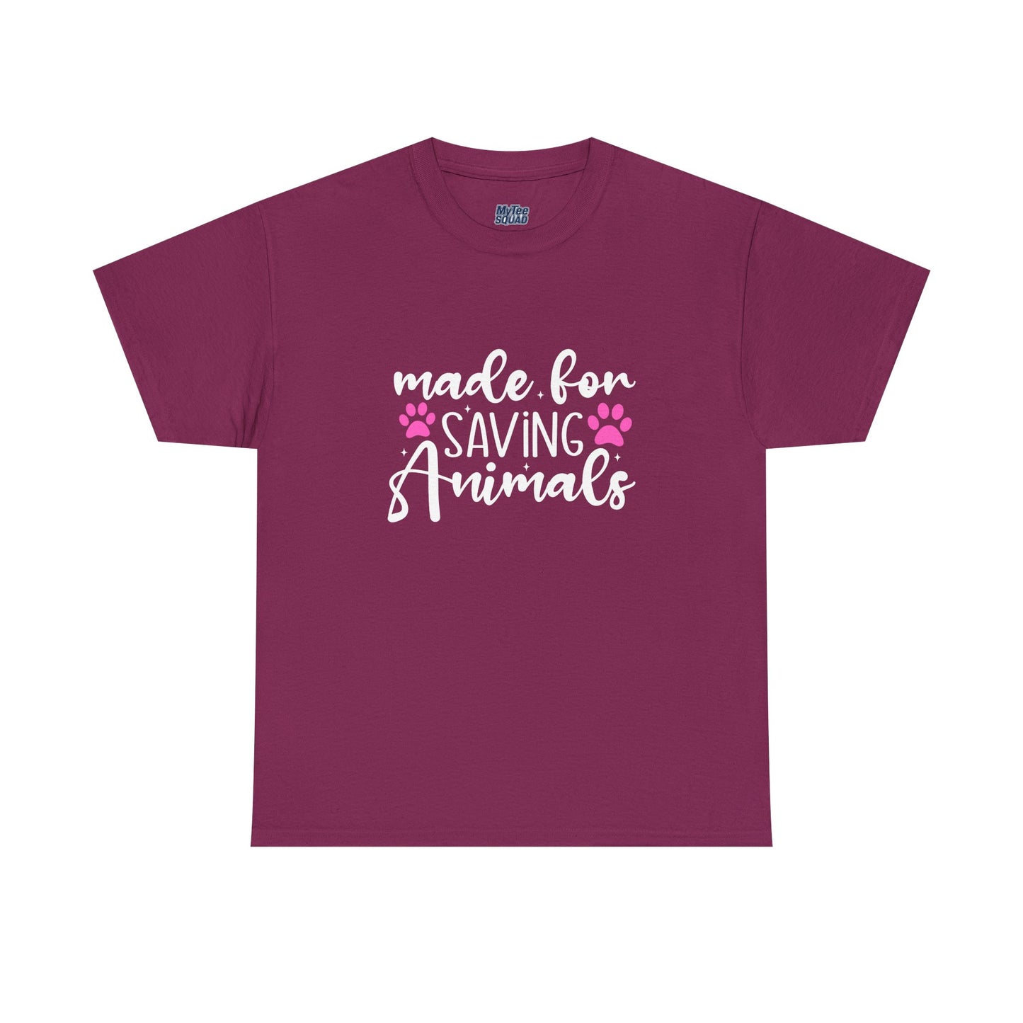Made For Saving Animals Unisex Cotton T-Shirt | Dog Lover