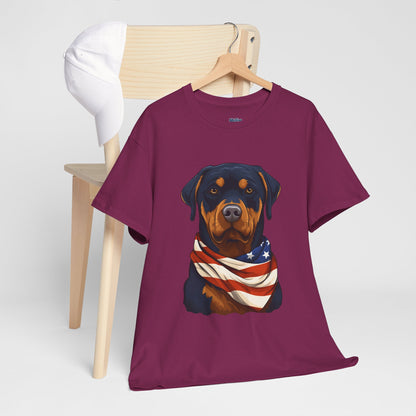 Patriotic Rottweiler Unisex T-Shirt
