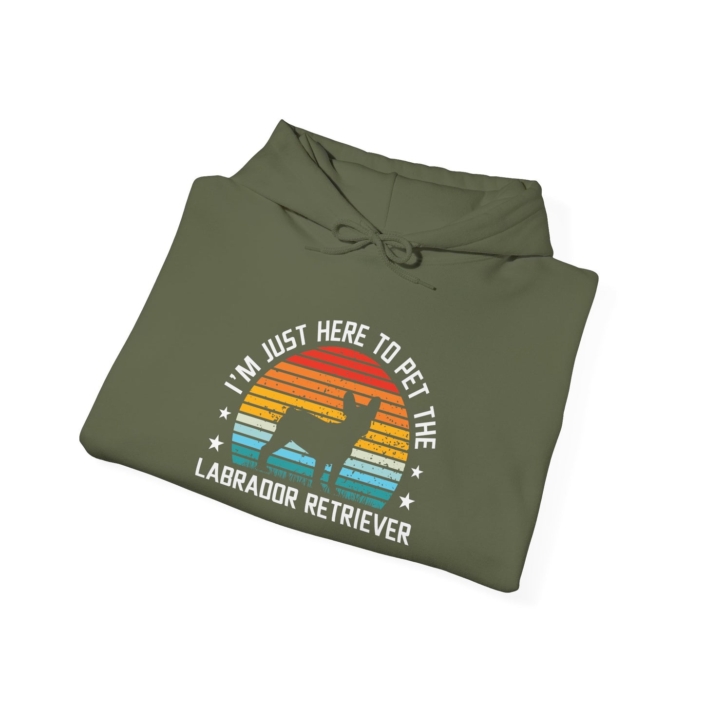 I'm Just Here To Pet The Labrador Retiever Unisex Hoodie