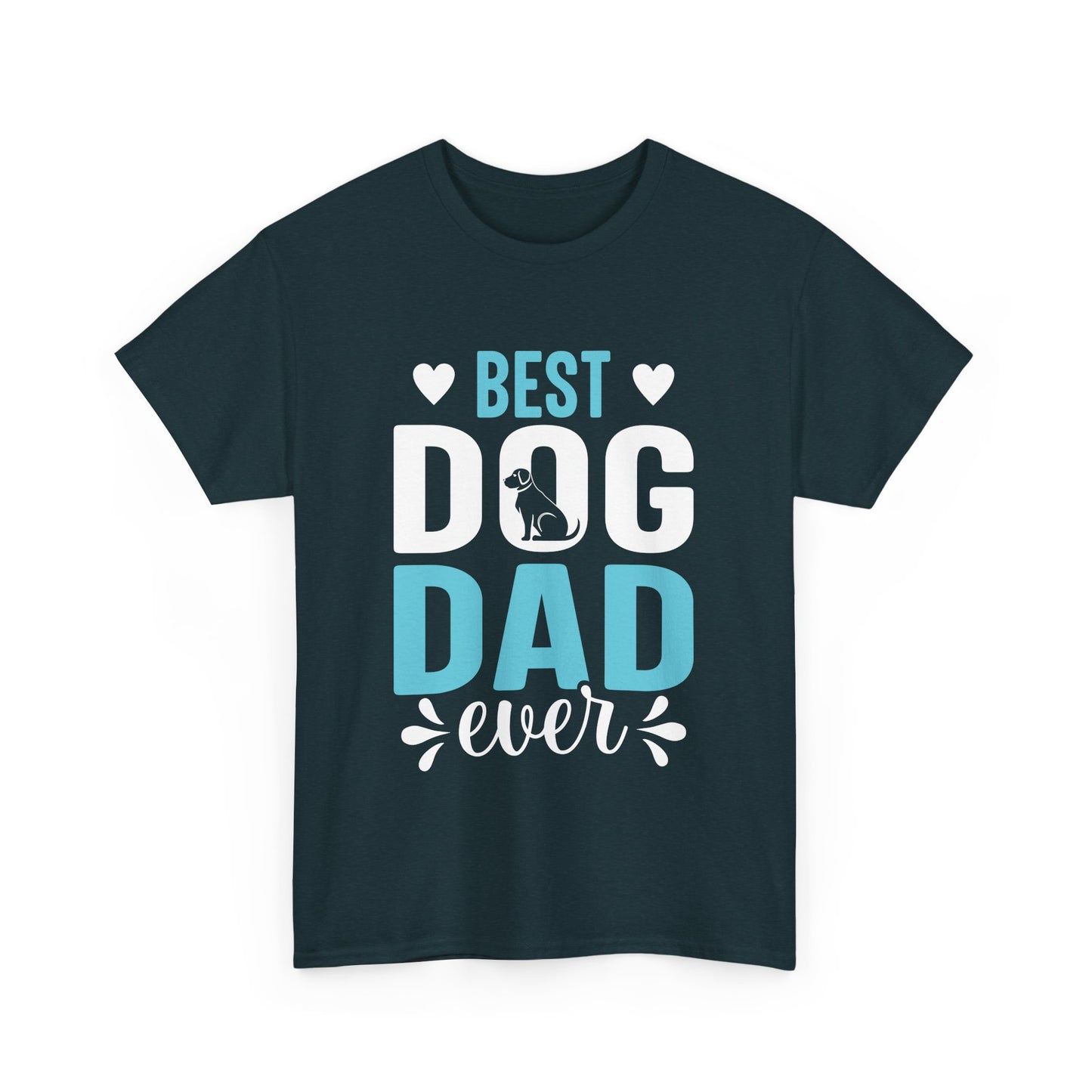 Best Dog Dad Ever Cotton T-Shirt