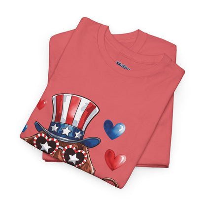 Patriotic Dachshund Unisex T-Shirt | Dog Lover Gift, July 4th Celebration