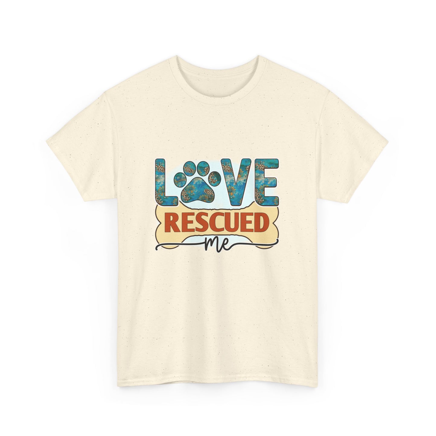 Love Rescued Me T-Shirt - Rescue Dogs Save Lives