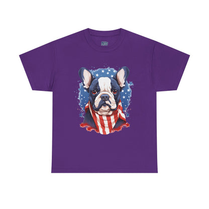 Patriotic French Bulldog Unisex T-Shirt | Dog Lover