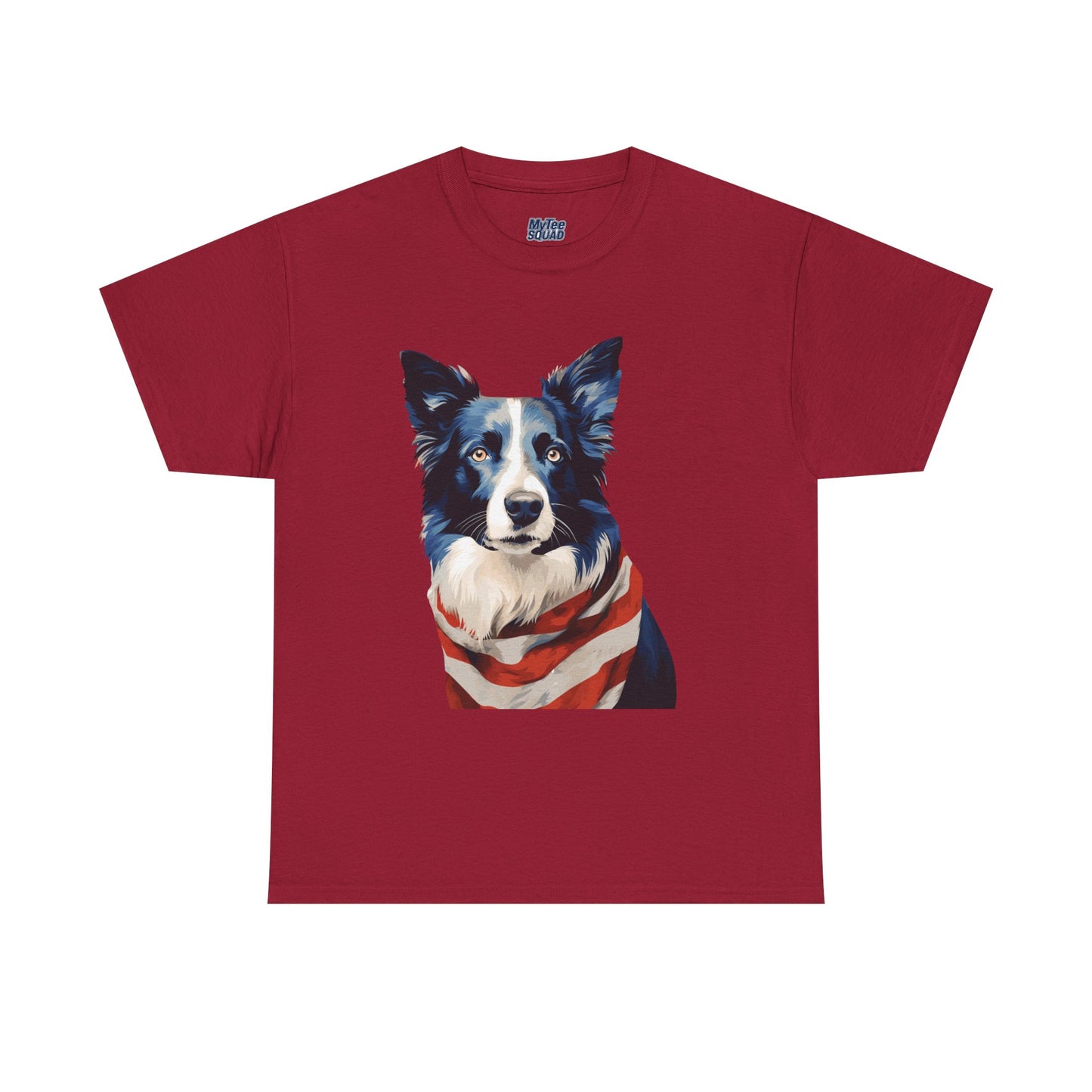 Patriotic Border Collie Unisex T-Shirt