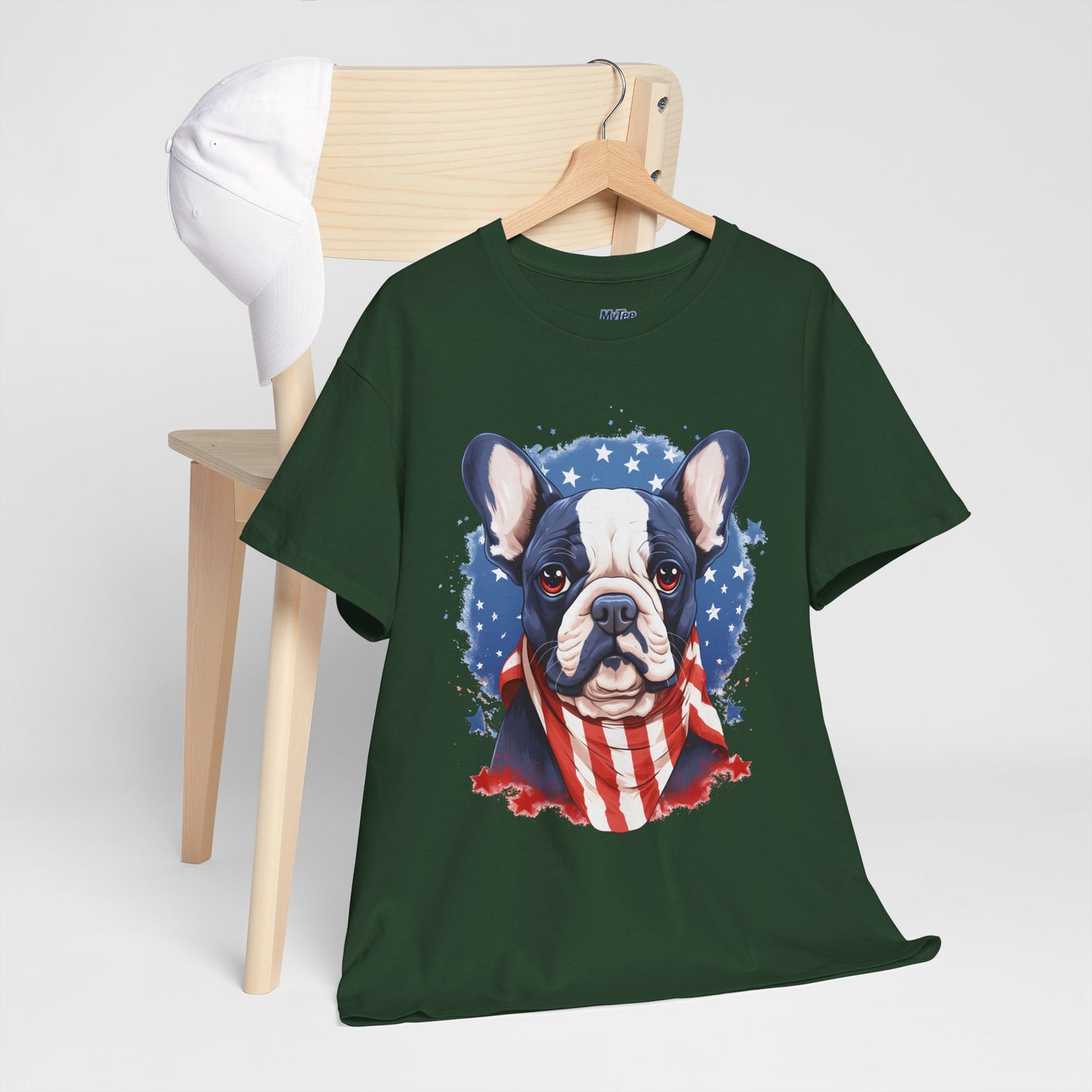 Patriotic French Bulldog Unisex T-Shirt | Dog Lover