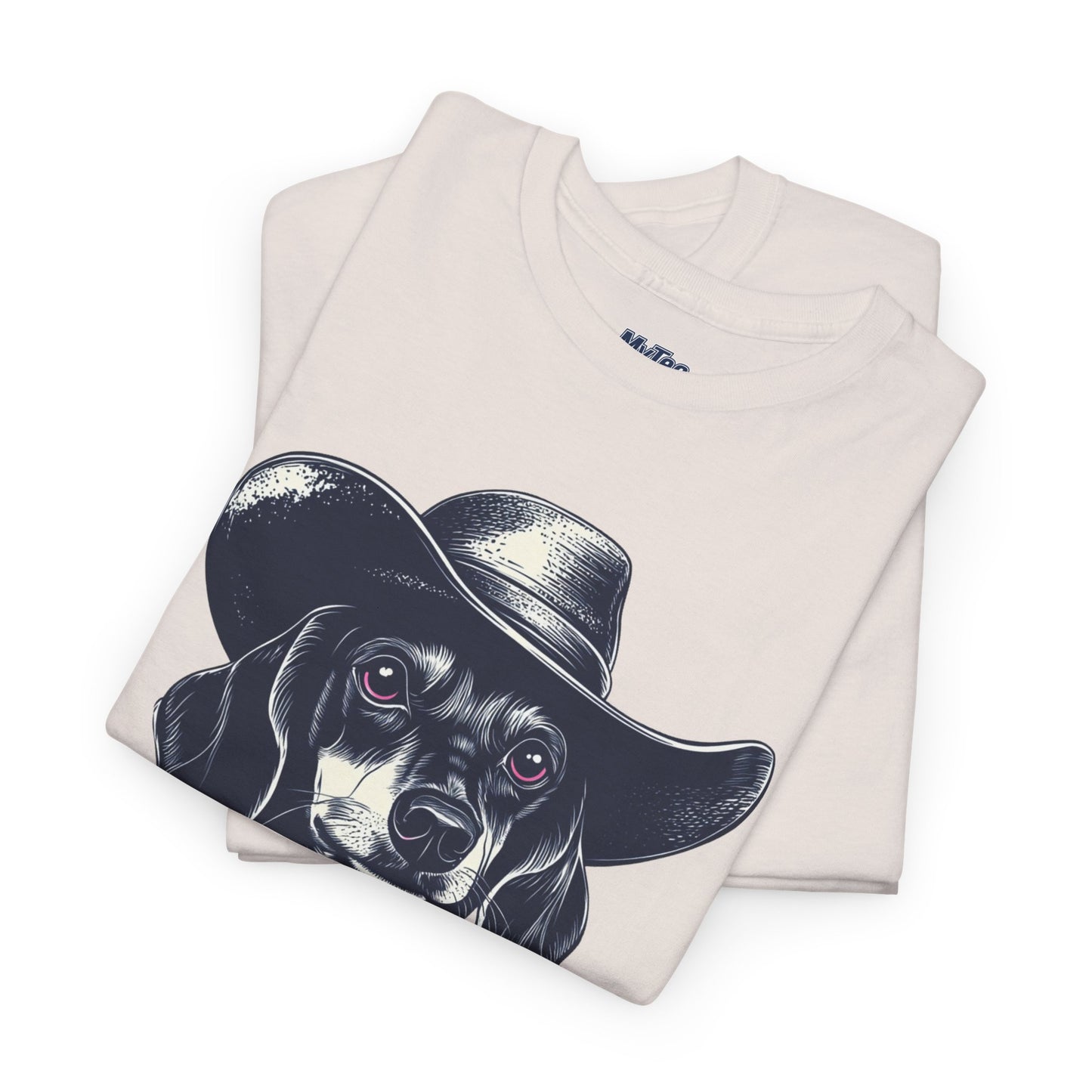 Dachshund Cowgirl Vibes T-Shirt – Pink Bandana Pup Shirt
