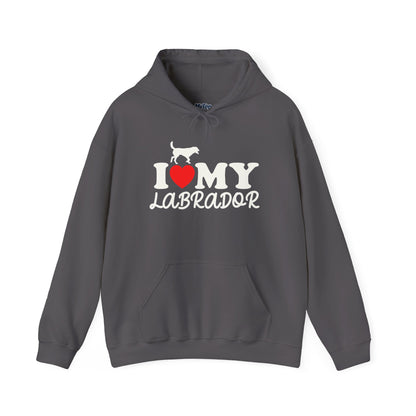 I Love My Labrador Unisex Hoodie | Adorable Warmth for Dog People