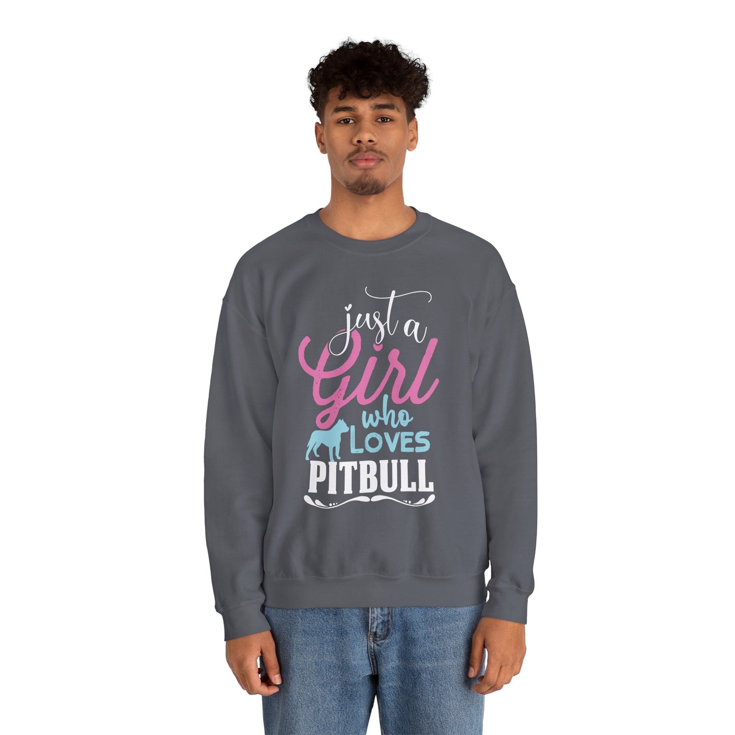Just A Girl Who Loves Pitbull Sweatshirts