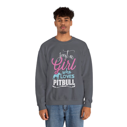 Just A Girl Who Loves Pitbull Sweatshirts