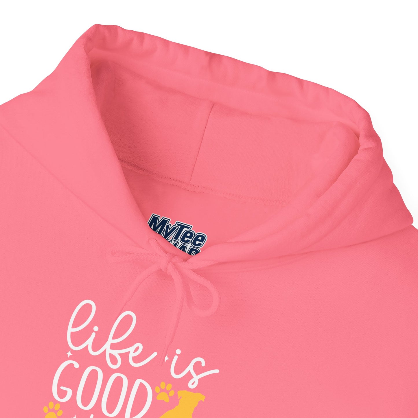 Life Is Good With My Rescue Dog Unisex Hoodie