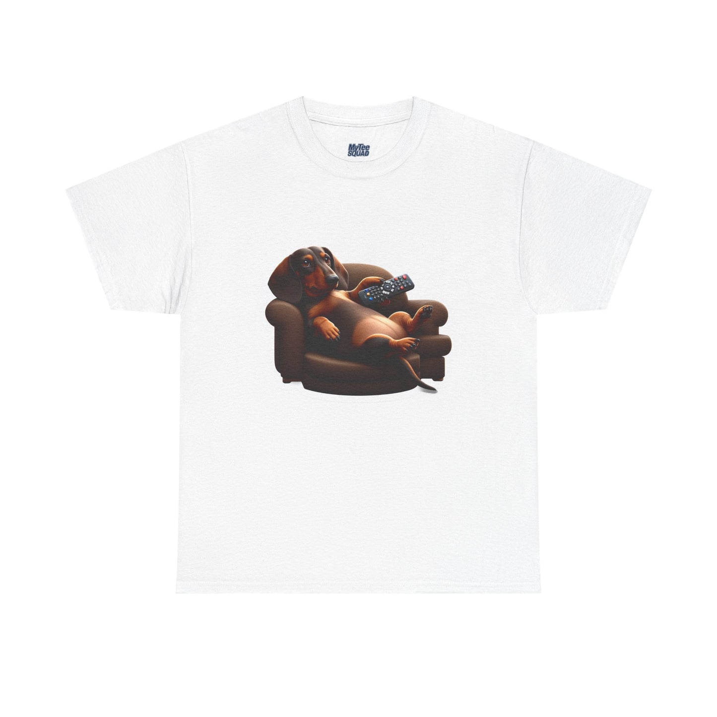 Dachshund Chill Mode Tee – Remote In Paw, Stress-Free Style