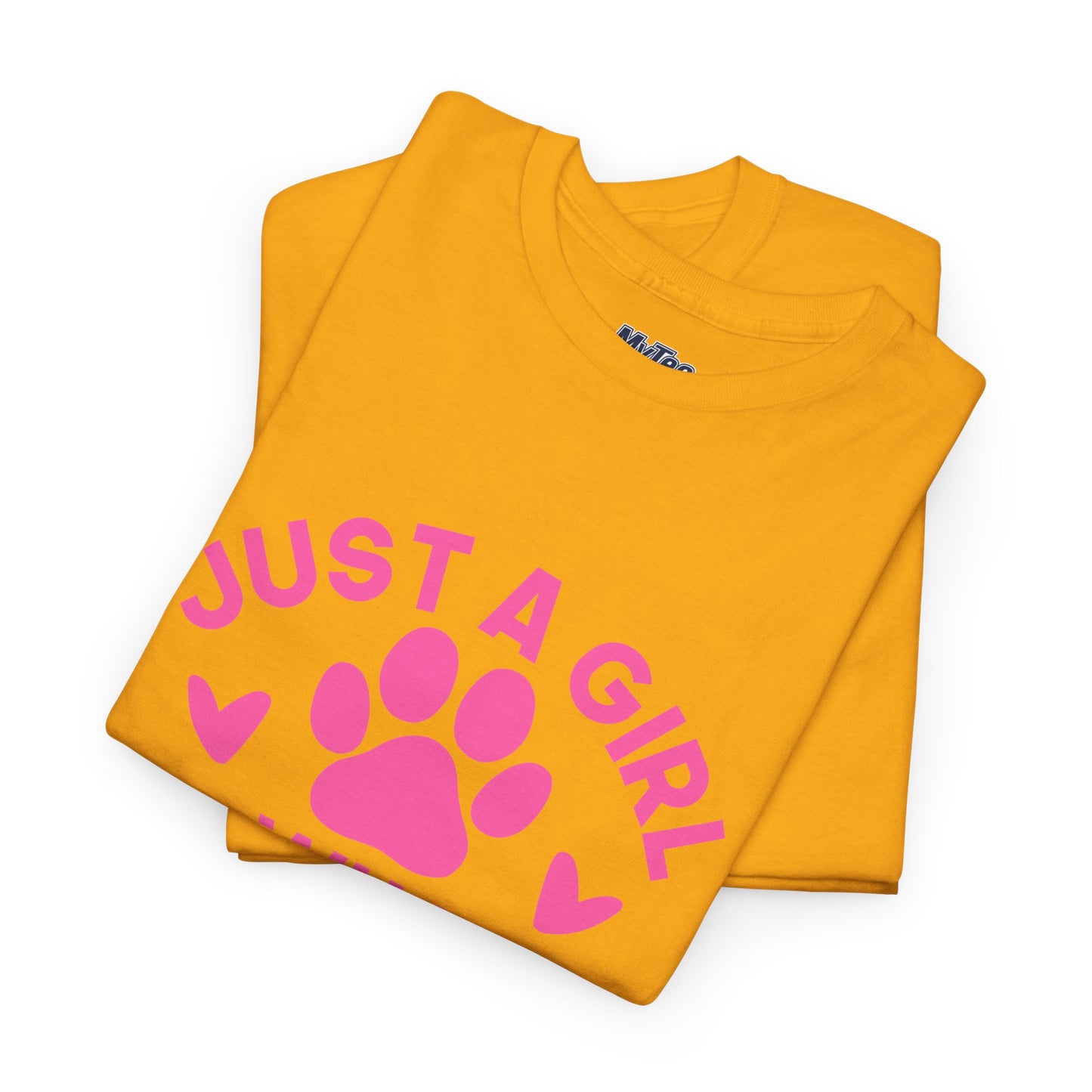 Just a Girl Who Loves Dogs T-Shirt - Cute Pet Lover Tee