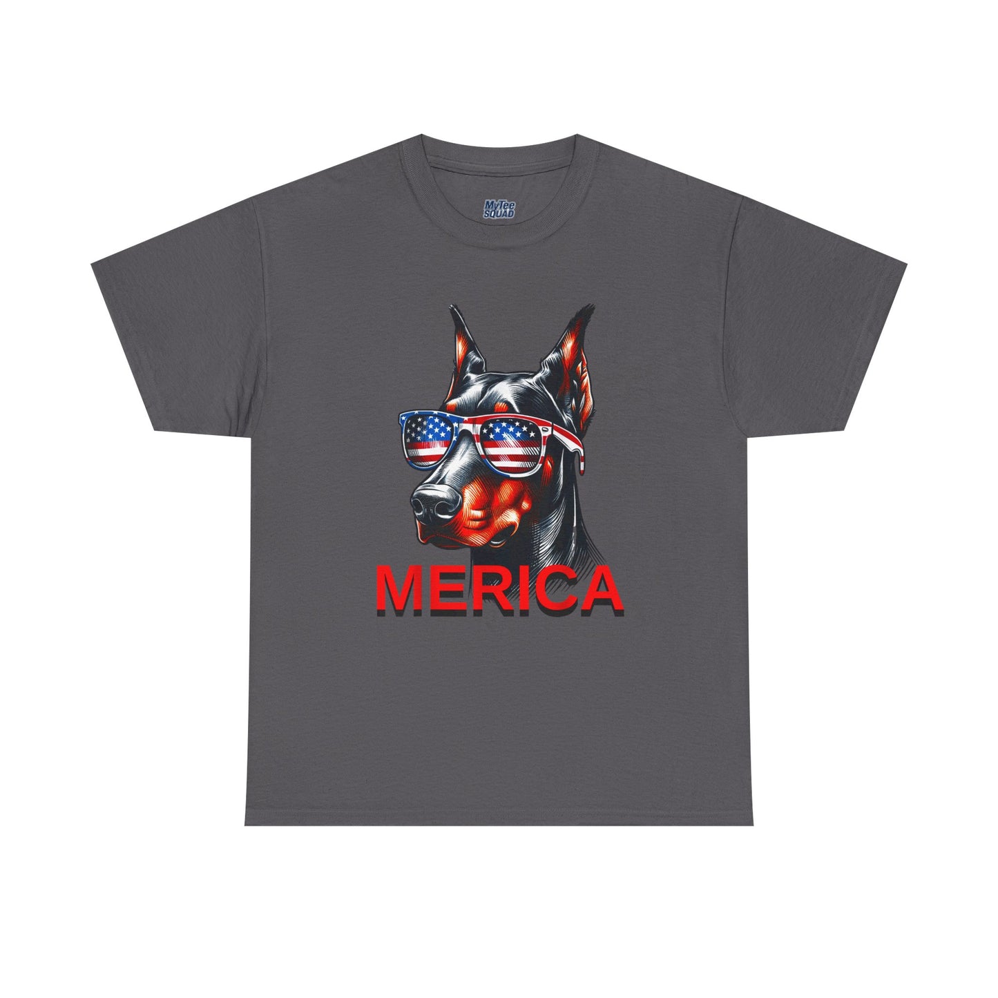 Patriotic Doberman With Sunglasses Unisex T-Shirt