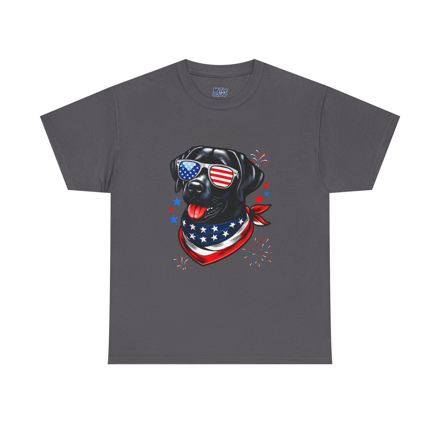 Patriotic American Labrador Retriever With Sunglasses Unisex T-Shirt