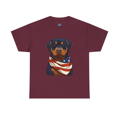 Patriotic Rottweiler Unisex T-Shirt